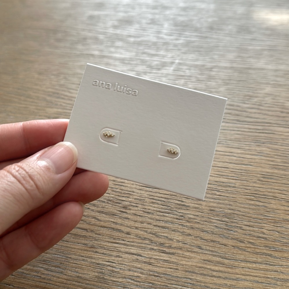 Ana Luisa Rumi Stud Earrings